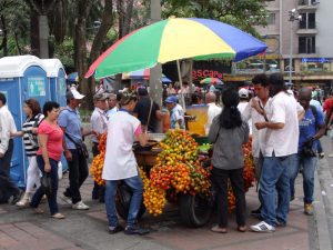 Fruit stands and juice are always on standby. Some will literally serve you juice in your car on the side of the road. 