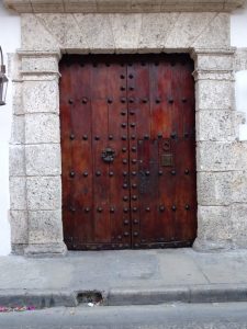 One of many beautiful doors in the walled city 