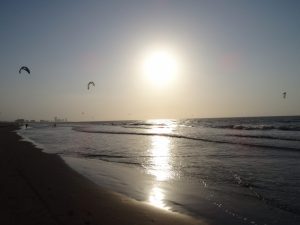Cartagena is a world renowned kite surfing location 